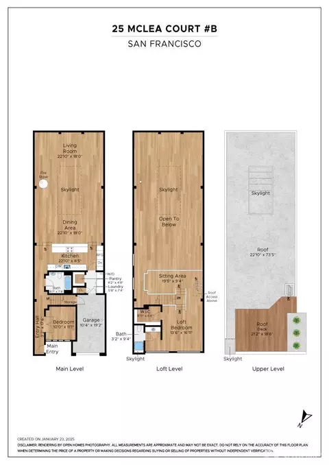 Floorplan - 25 Mclea Ct #B, San Francisco, CA 94103 photo 1 of 1
