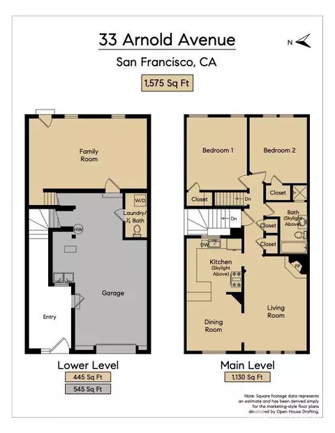 Floorplan - 33 Arnold Ave, San Francisco, CA 94110 photo 2 of 3