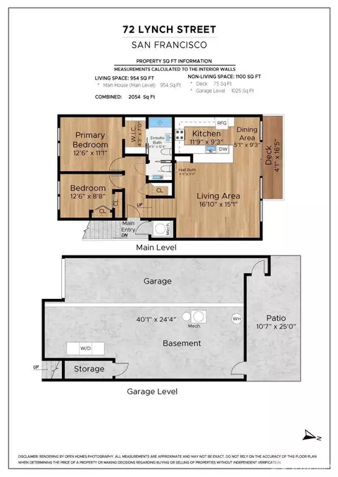 Floorplan - 72 Lynch St, San Francisco, CA 94109 photo 1 of 1
