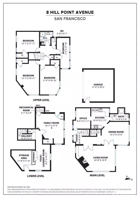 Floorplan - 8 Hill Point Ave, San Francisco, CA 94117 photo 1 of 2