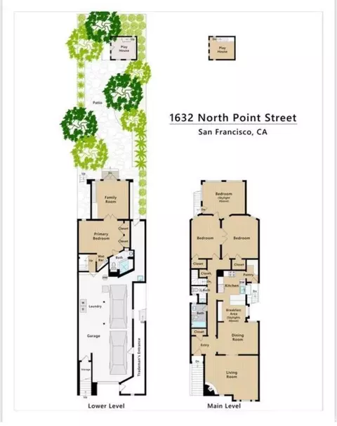 Floorplan - 1632 N Point St, San Francisco, CA 94123 photo 1 of 2