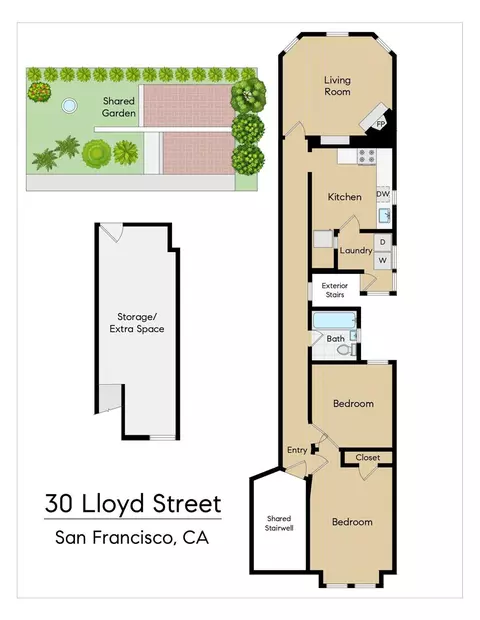 Floorplan - 30 Lloyd St, San Francisco, CA 94117 photo 1 of 1