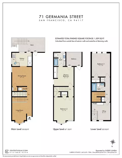 Floorplan - 71 Germania St, San Francisco, CA 94117 photo 1 of 1