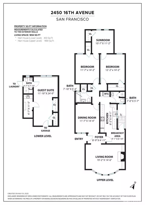 Floorplan - 2450 16th Ave, San Francisco, CA 94116 photo 1 of 1