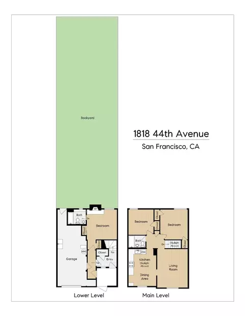 Floorplan - 1818 44th Ave, San Francisco, CA 94122 photo 1 of 3