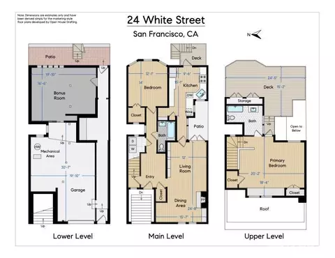 Floorplan - 24 White St, San Francisco, CA 94109 photo 1 of 2