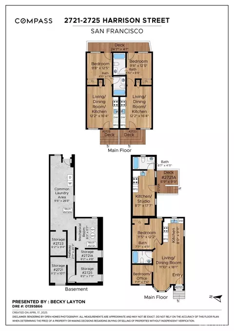 Floorplan - 2721 Harrison St, San Francisco, CA 94110 photo 1 of 2
