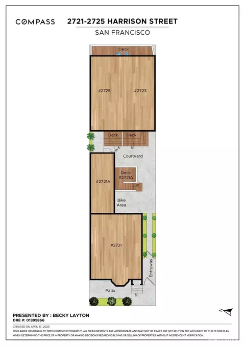 Floorplan - 2721 Harrison St, San Francisco, CA 94110 photo 2 of 2