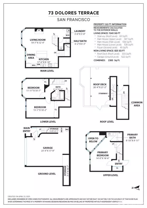Floorplan - 73 Dolores Ter, San Francisco, CA 94110 photo 1 of 1