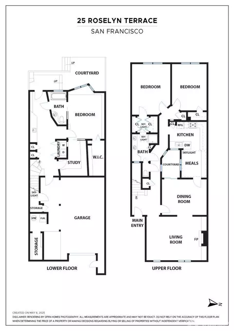 Floorplan - 25 Roselyn Ter, San Francisco, CA 94118 photo 1 of 1