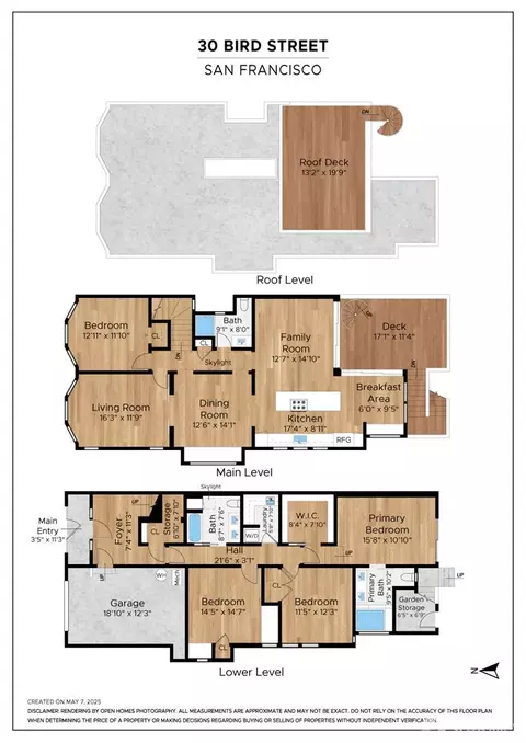 Floorplan - 30 Bird St, San Francisco, CA 94110 photo 1 of 2