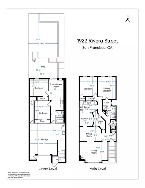 Floorplan - 1922 Rivera St, San Francisco, CA 94116 photo 3 of 3