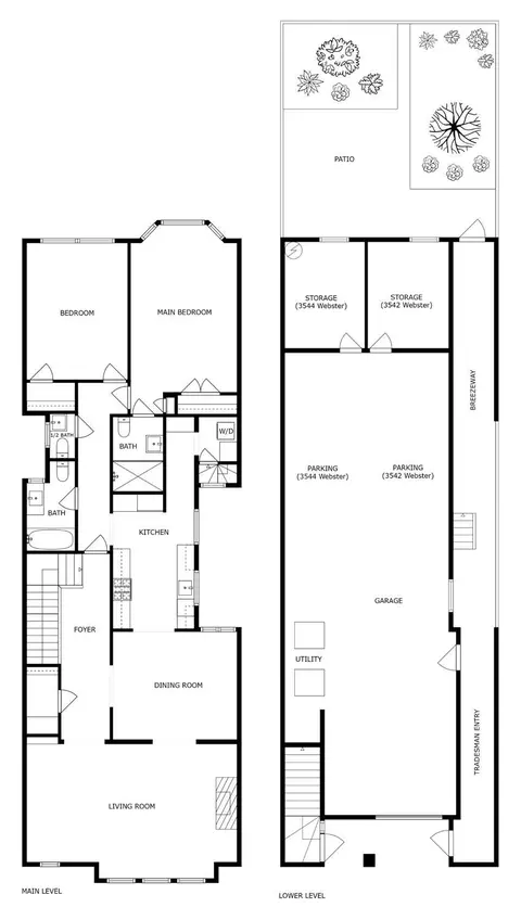 Floorplan - 3544 Webster St, San Francisco, CA 94123 photo 1 of 1
