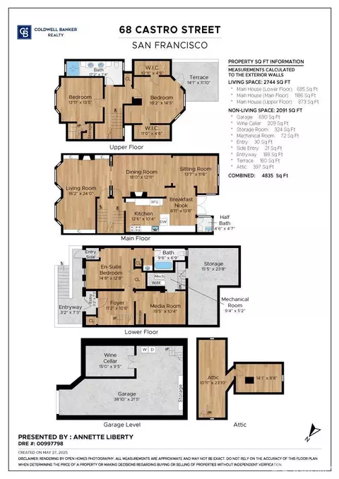 Floorplan - 68 Castro St, San Francisco, CA 94114 photo 1 of 2