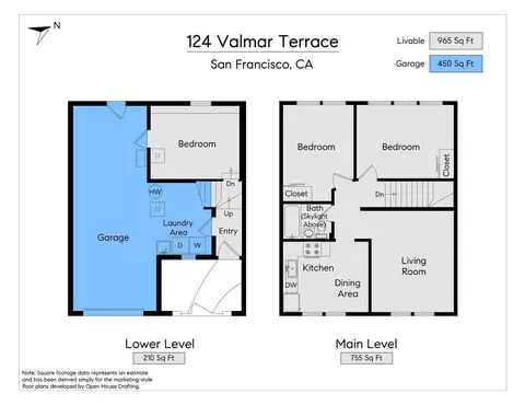 Floorplan - 124 Valmar Ter, San Francisco, CA 94112 photo 2 of 3