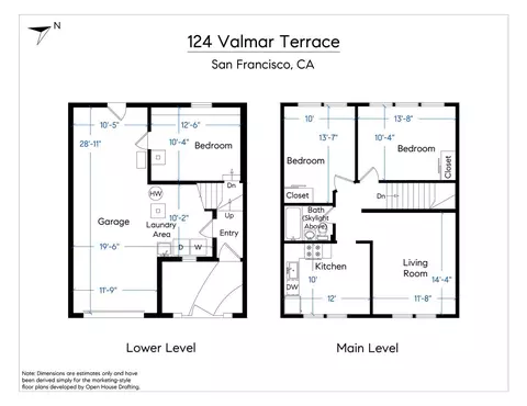 Floorplan - 124 Valmar Ter, San Francisco, CA 94112 photo 3 of 3
