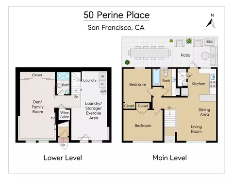 Floorplan - 50 Perine Pl, San Francisco, CA 94115 photo 1 of 1