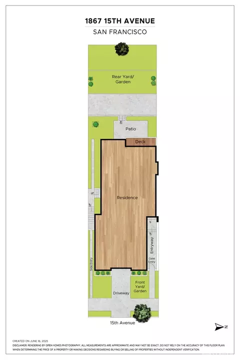 Floorplan - 1867 15th Ave, San Francisco, CA 94122 photo 2 of 2
