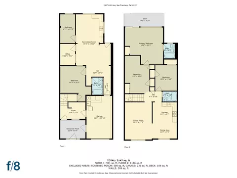 Floorplan - 1567 44th Ave, San Francisco, CA 94122 photo 1 of 1