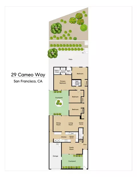 Floorplan - 29 Cameo Way, San Francisco, CA 94131 photo 1 of 1