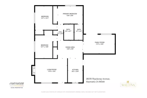 Floorplan - 28378 Thackeray Ave, Hayward, CA 94544 photo 1 of 1