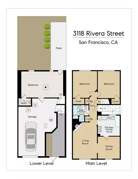 Floorplan - 3118 Rivera St, San Francisco, CA 94116 photo 1 of 3