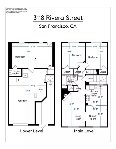 Floorplan - 3118 Rivera St, San Francisco, CA 94116 photo 2 of 3