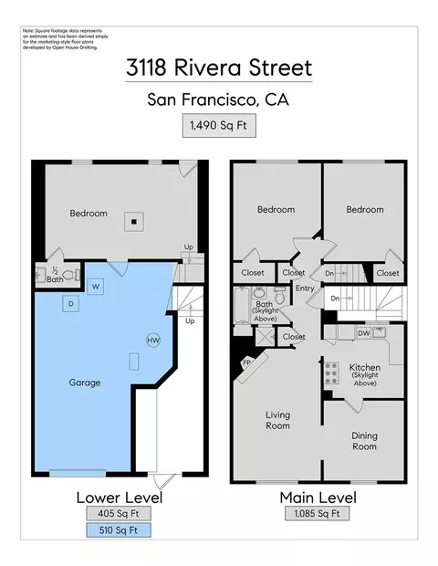 Floorplan - 3118 Rivera St, San Francisco, CA 94116 photo 3 of 3