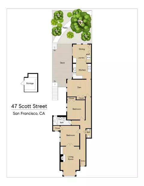 Floorplan - 47 Scott St, San Francisco, CA 94117 photo 1 of 1