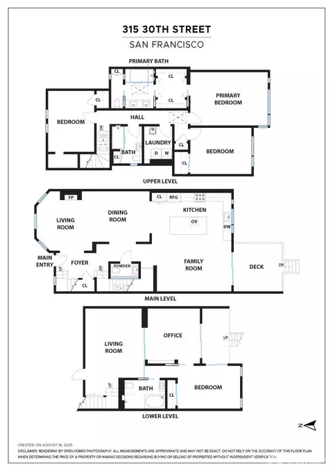 Floorplan - 315 30th St, San Francisco, CA 94131 photo 1 of 1
