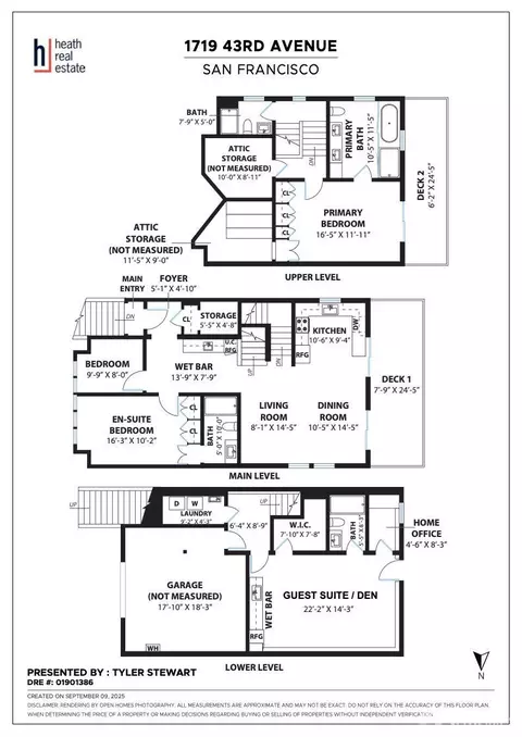 Floorplan - 1719 43rd Ave, San Francisco, CA 94122 photo 1 of 1