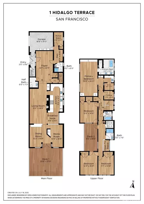 Floorplan - 1 Hidalgo Ter, San Francisco, CA 94103 photo 1 of 1