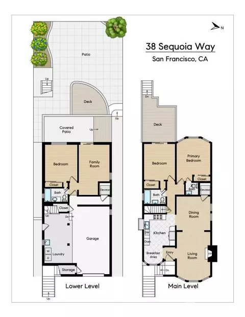 Floorplan - 38 Sequoia Way, San Francisco, CA 94127 photo 1 of 1
