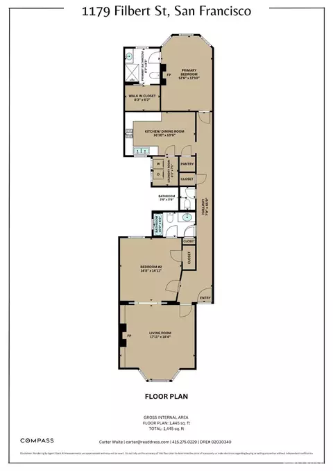 Floorplan - 1179 Filbert St, San Francisco, CA 94109 photo 1 of 1