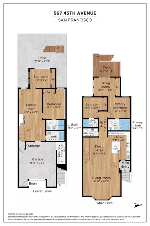 Floorplan - 567 45th Ave, San Francisco, CA 94121 photo 1 of 2