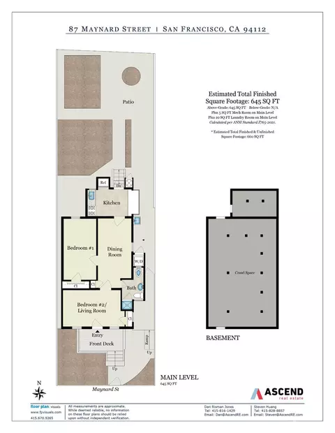 Floorplan - 87 Maynard St, San Francisco, CA 94112 photo 1 of 1