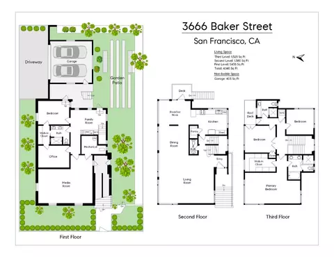 Floorplan - 3666 Baker St, San Francisco, CA 94123 photo 1 of 1