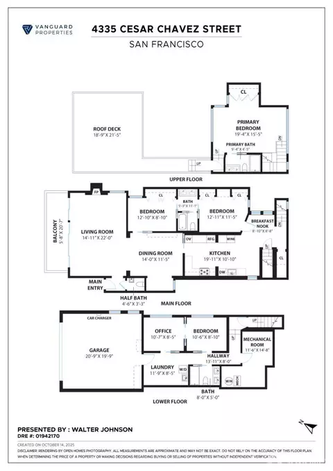 Floorplan - 4335 Cesar Chavez St, San Francisco, CA 94131 photo 1 of 1