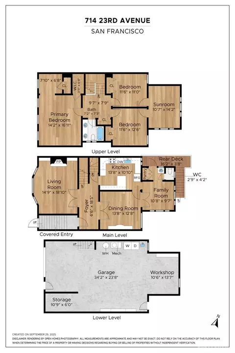 Floorplan - 714 23rd Ave, San Francisco, CA 94121 photo 1 of 1