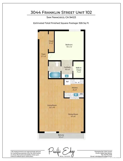 Floorplan - 3044 Franklin St #102, San Francisco, CA 94123 photo 1 of 1