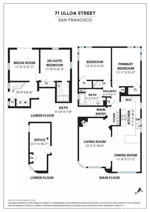Floorplan - 71 Ulloa St, San Francisco, CA 94127 photo 1 of 1