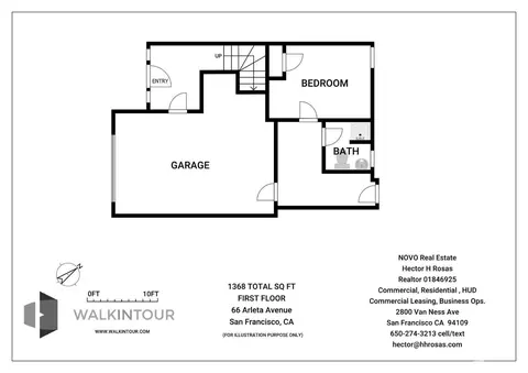 Floorplan - 66 Arleta Ave, San Francisco, CA 94134 photo 1 of 2