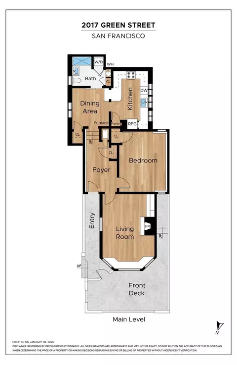 Floorplan - 2017 Green St, San Francisco, CA 94123 photo 1 of 1
