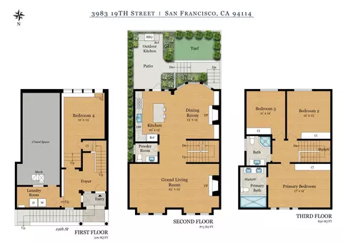 Floorplan - 3983 19th St, San Francisco, CA 94114 photo 1 of 2