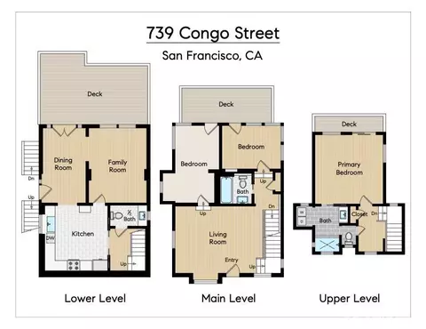 Floorplan - 739 Congo St, San Francisco, CA 94131 photo 1 of 1
