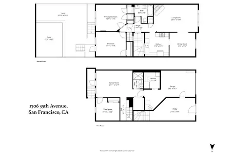 Floorplan - 1706 35th Ave, San Francisco, CA 94122 photo 1 of 1