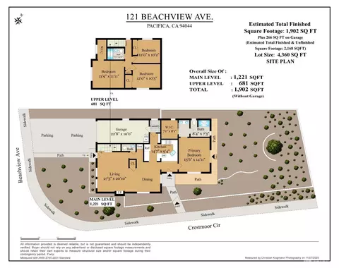 Floorplan - 121 Beachview Ave, Pacifica, CA 94044 photo 2 of 2