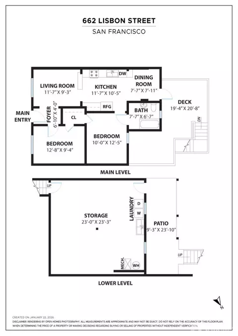 Floorplan - 662 Lisbon St, San Francisco, CA 94112 photo 1 of 1