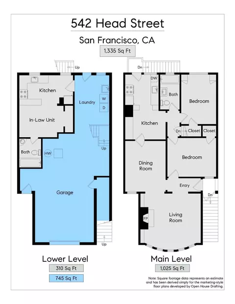 Floorplan - 542 Head St, San Francisco, CA 94132 photo 2 of 2