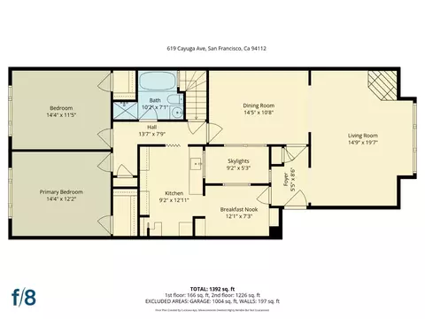 Floorplan - 619 Cayuga Ave, San Francisco, CA 94112 photo 2 of 3